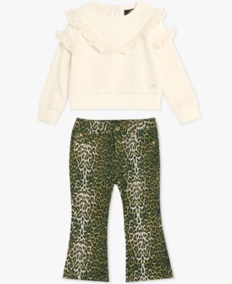 7 For All Mankind - Baby Girls 2-Piece Top and Pants Set