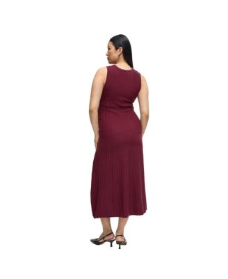 Maternity Ingrid + Isabel Seamless Striped Midi Sweater Dress