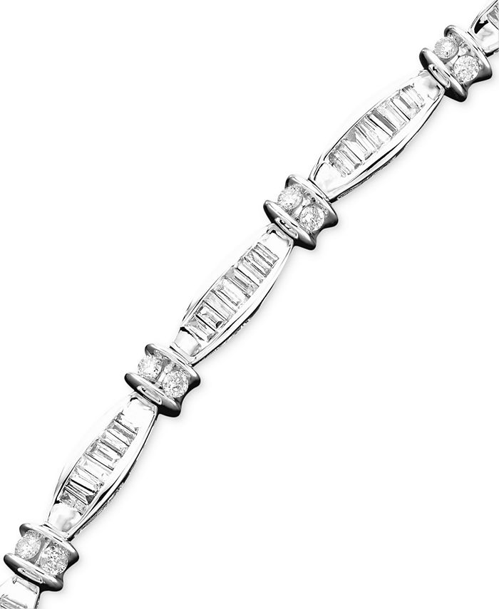 Macy's Diamond Bracelet in 14k White Gold (2 ct. t.w.) Macy's