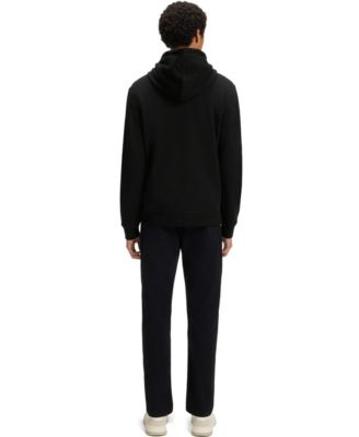 Men's Regular-Fit Cotton Terry Logo Patch Hoodie