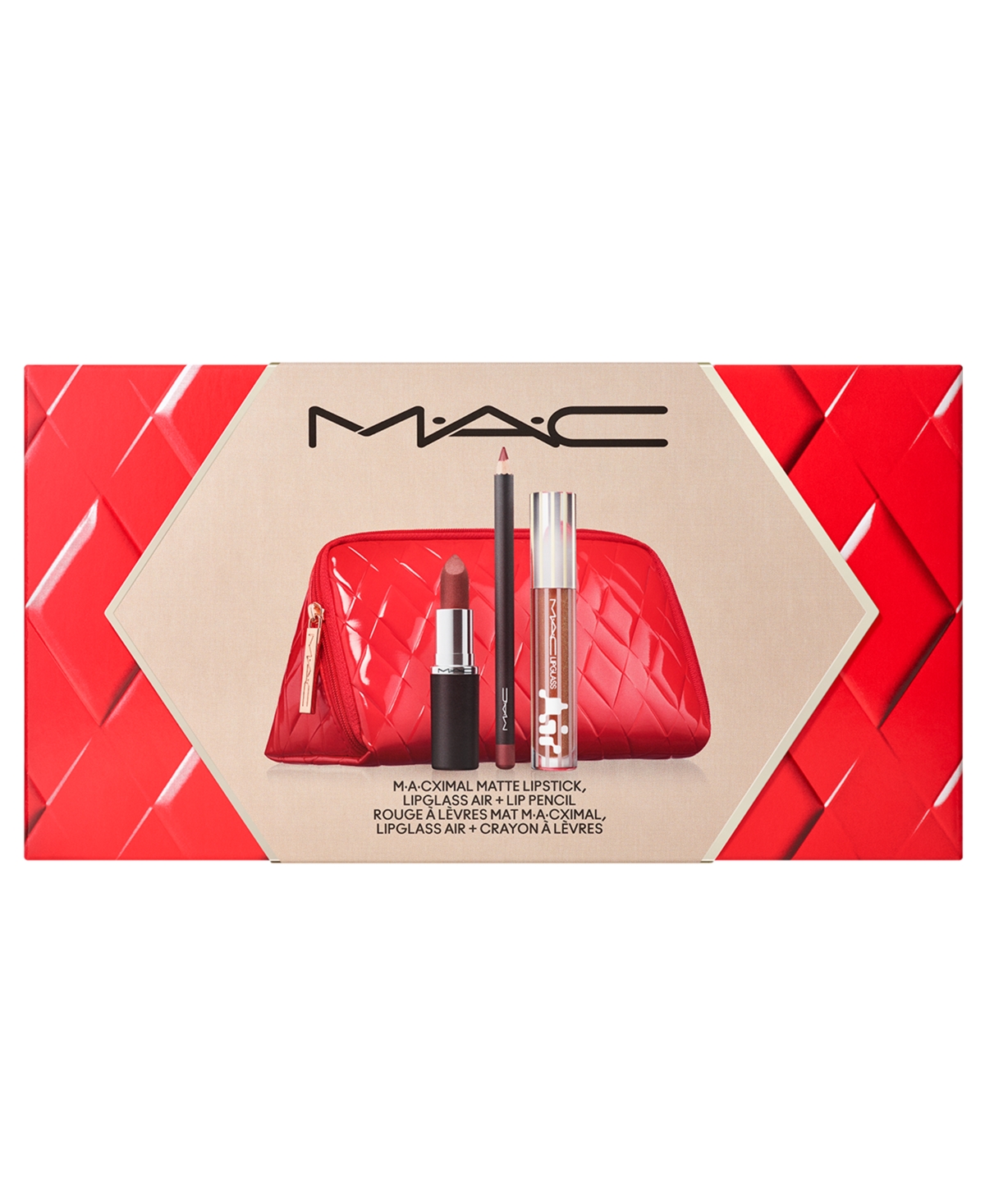 Mac Ac Nude Trending Tomorrow Lip Trio Gift Set In Multi