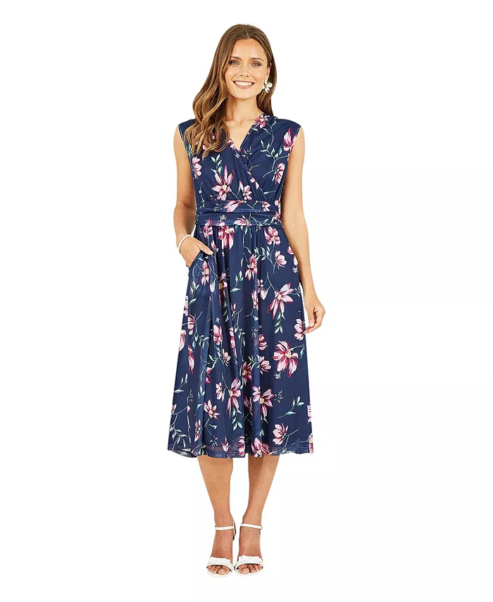 Women's Mesh Stretch Midi Dress