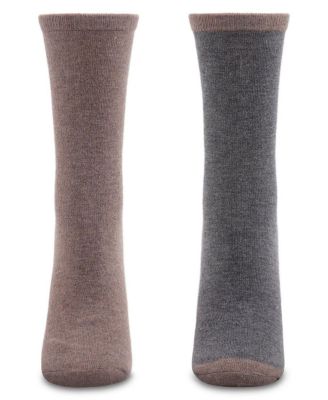 Women's 2 Pair Pack Cashmere Blend Crew Socks