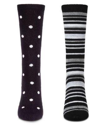 Women's 2 Pair Pack Cashmere Blend Crew Socks