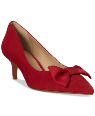 Women's Adrienne Suede Bow Pumps