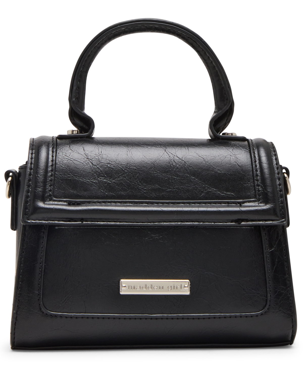 Madden Girl Boxed Morganb Top Handle With Wallet In Black