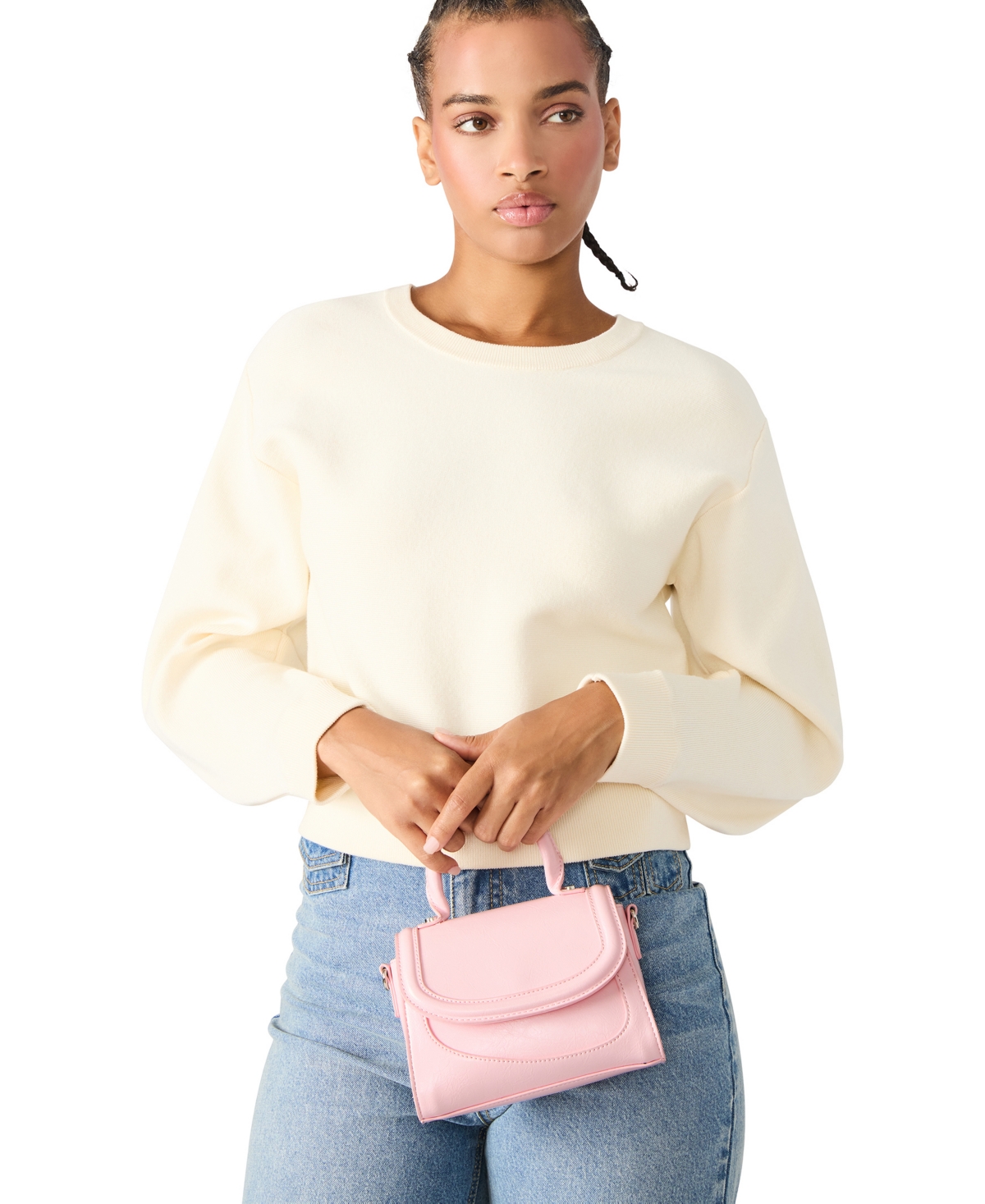 Madden Girl Boxed Morganb Top Handle With Wallet In Pink