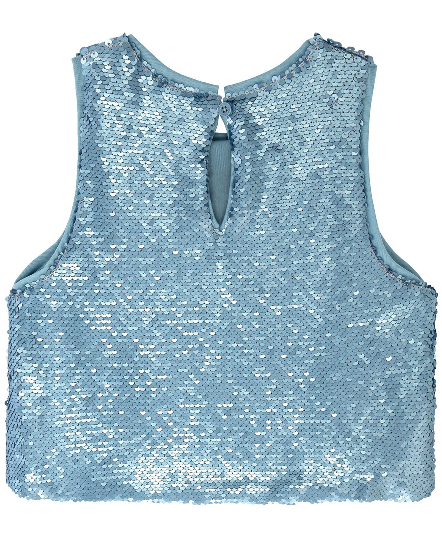 7-16 Sequin Pailette Sleeveless Tank Top