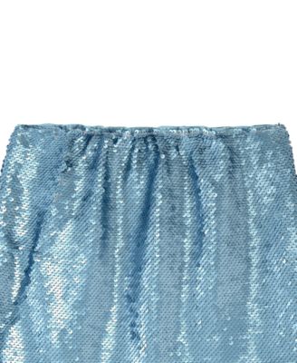 7-16 Sequin Pull-On Mini Skirt