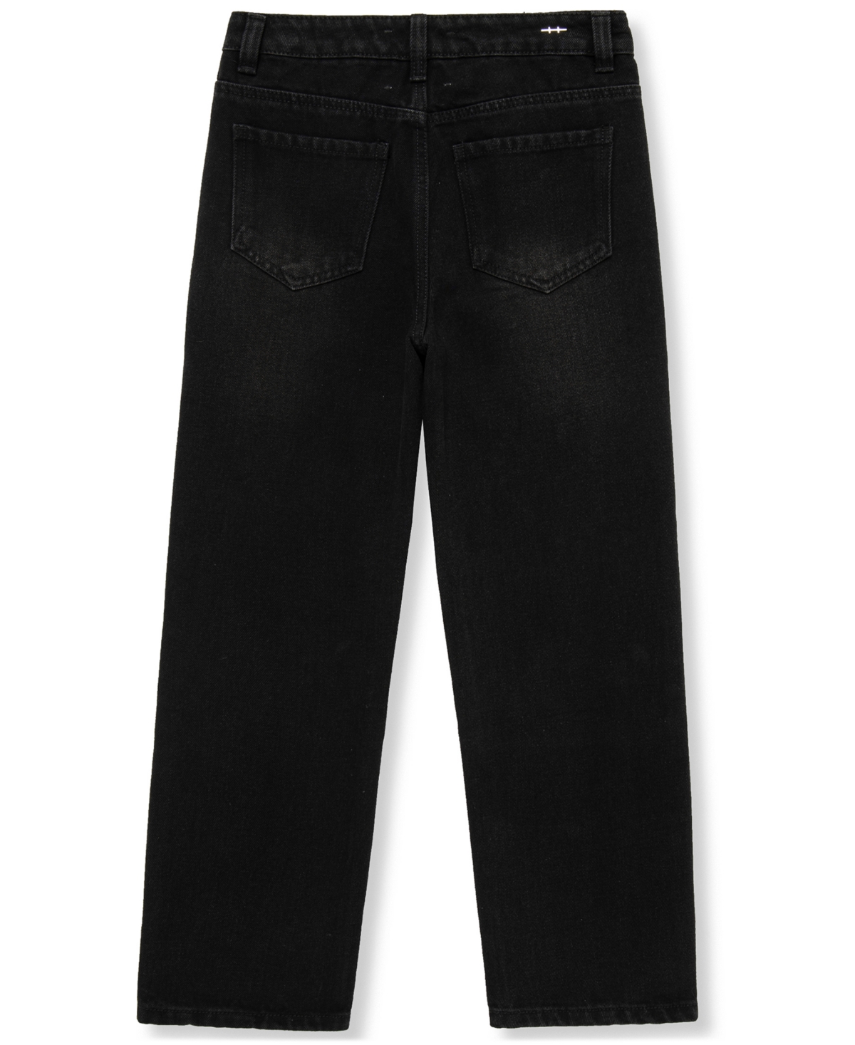 Habitual Kid Girls 7-20 Heart Cutout Straight Leg Jeans In Black