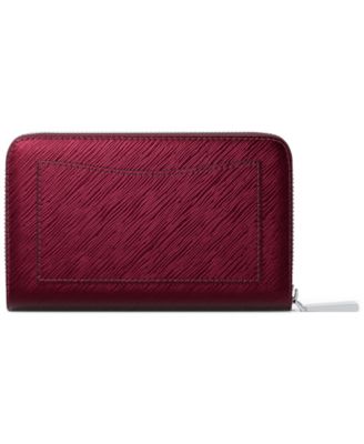 Michael Kors Women's Boxed Jet Set Small Zip Around Card Case