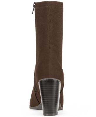Women's Anitaa Stretch Regular Calf Booties, Macy's Exclusive