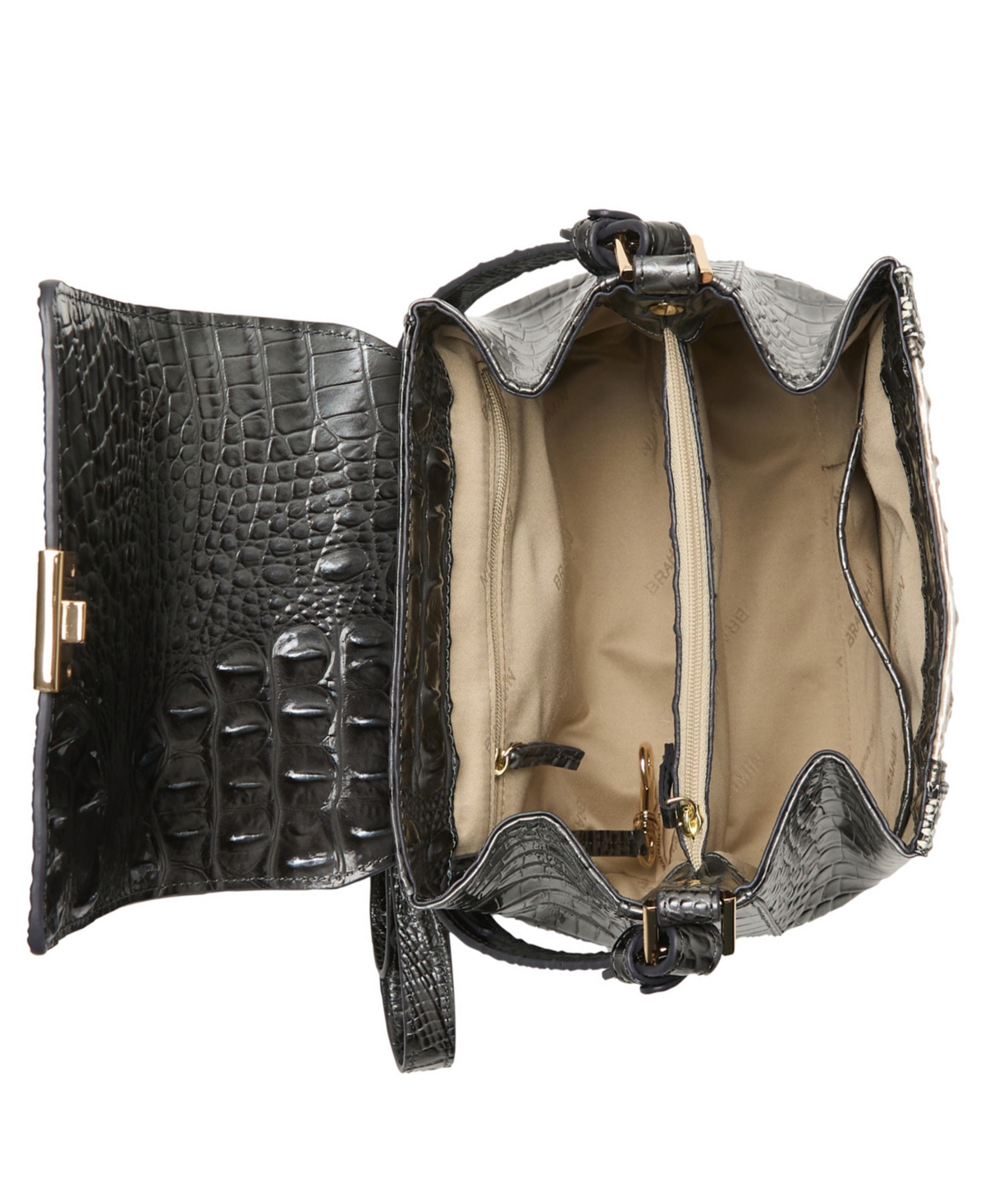 Brahmin Margo Textured Small Crossbody Bag In Multi