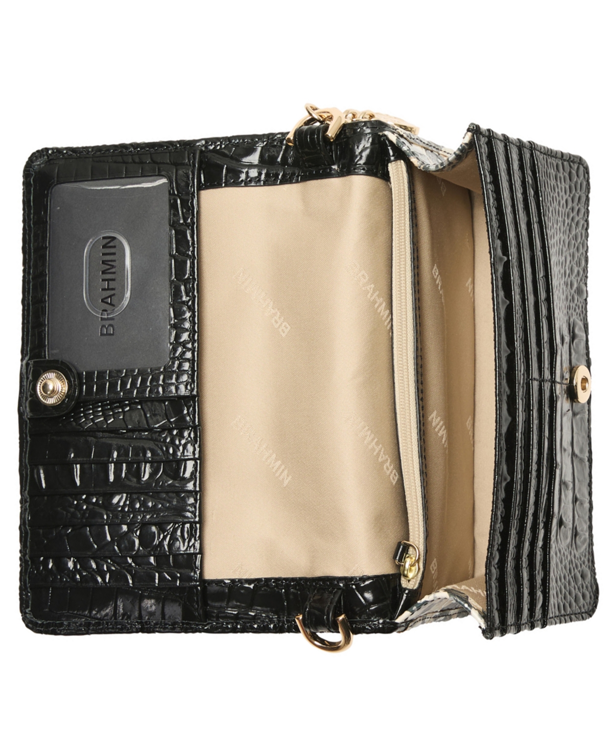 Brahmin Minuette Melbourne Mini Leather Crossbody Bag In Multi