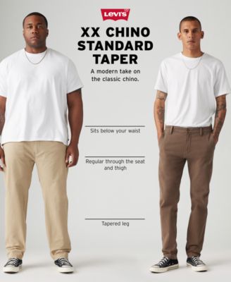 Levi's Men's XX Chino Standard Taper Fit Stretch Pants - Macy's