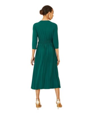 Jersey Knot Waist Midi Dress
