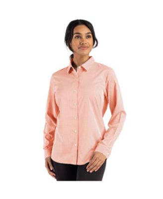 Skyline Epic Confidence Recycled Gingham Womens Long Sleeve Dress Shirt