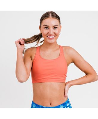 Plus Size Racerback Swim Bra with Removable Cups