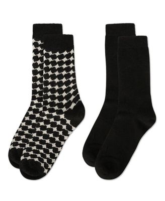 Women's 2 Pack Wool Waves Crew Socks