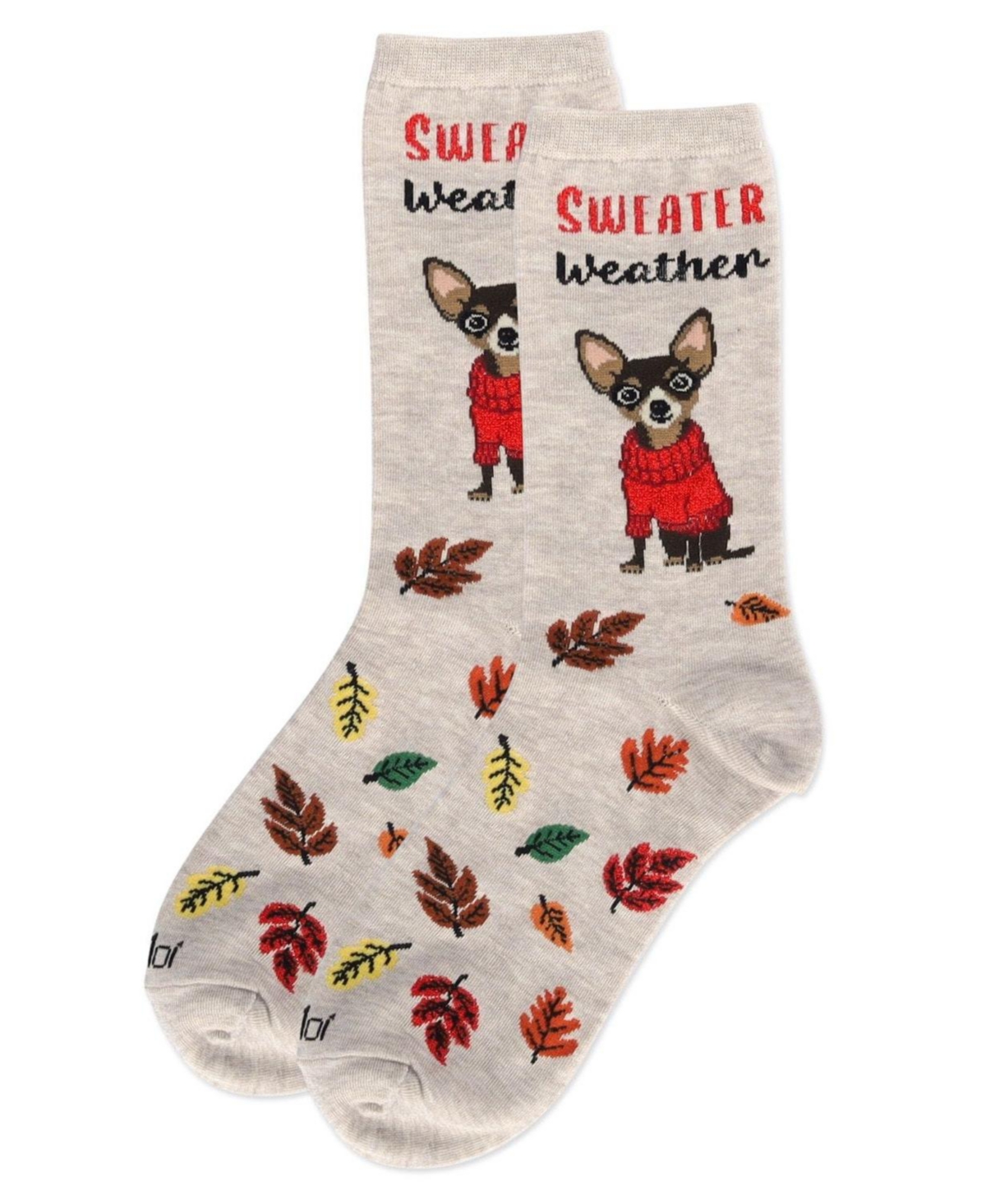 MeMoi Women's Sweater Weather Crew Socks