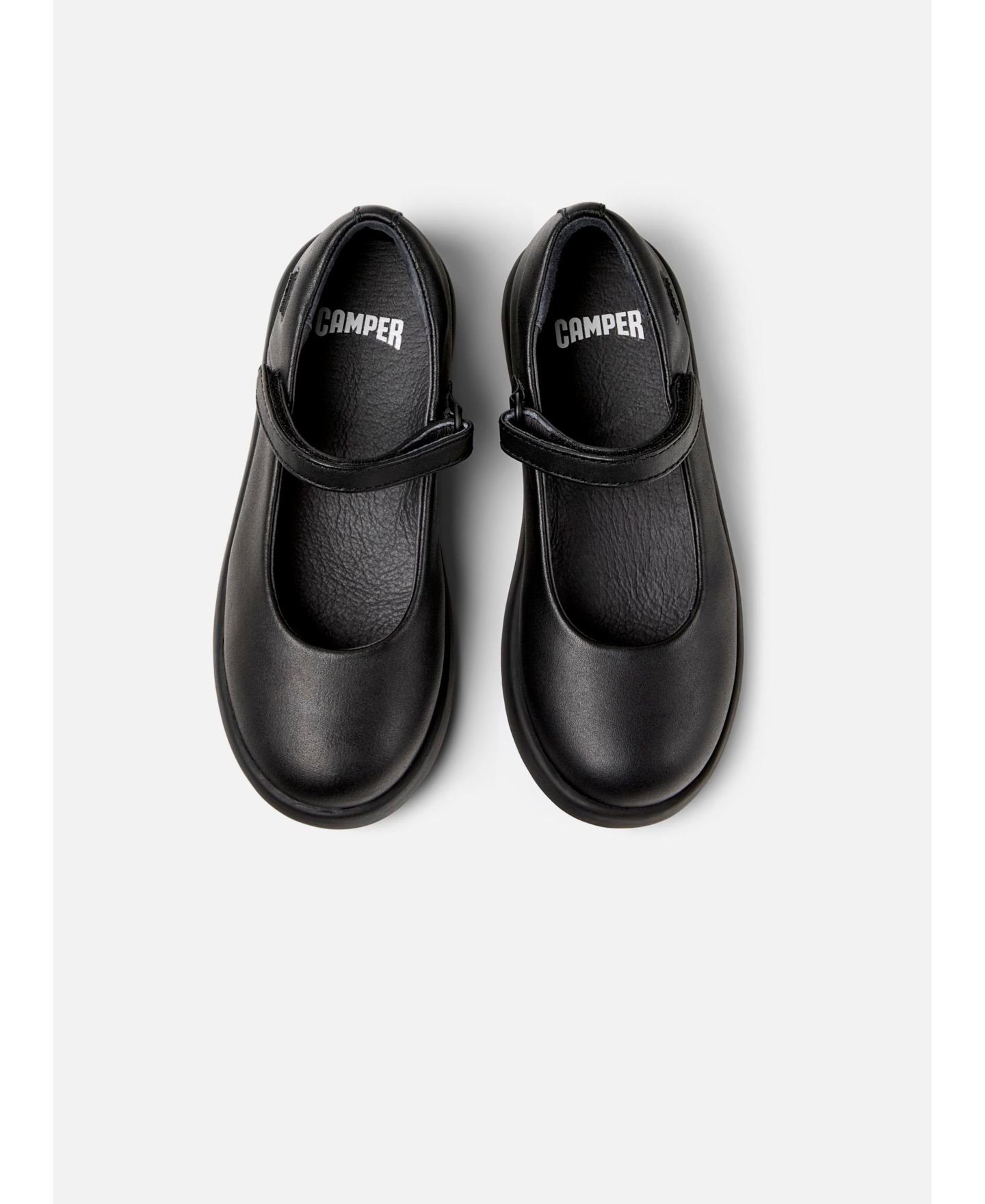 Обувь Camper Duet Kids Unisex School Uniform Leather Mary Janes для мальчиков, цвет: Чёрный — фото 3