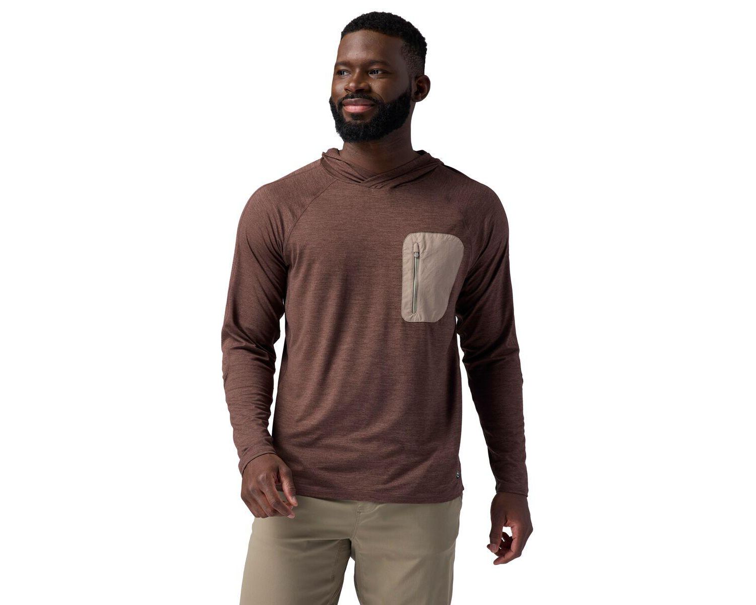 Men's Destination Pullover Hoodie Performance Shirts Long Sleeve