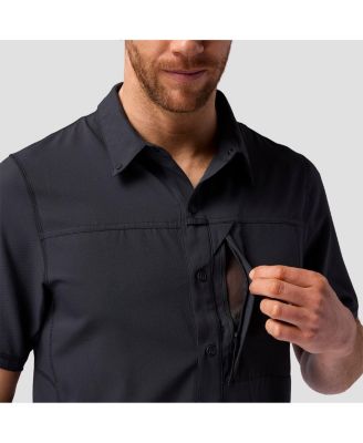 Men's Tahoe Woven Short-Sleeve Snap-Up Shirt Performance Shirts Short Sleeve