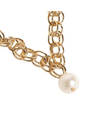 Women's Pearl Chain Necklace