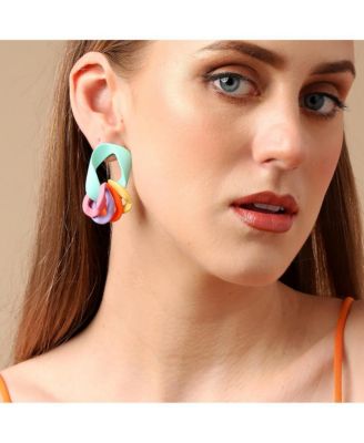 Women's Chainlink Drop Earrings