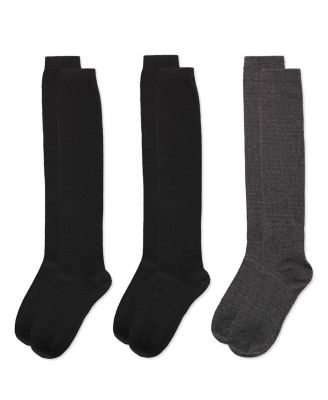 Women's 3 Pairs Buttersoft Knee-High Socks