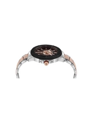 Men's City Rush 3 Hand Date Quartz Two Tone Bracelet Watch, 45mm