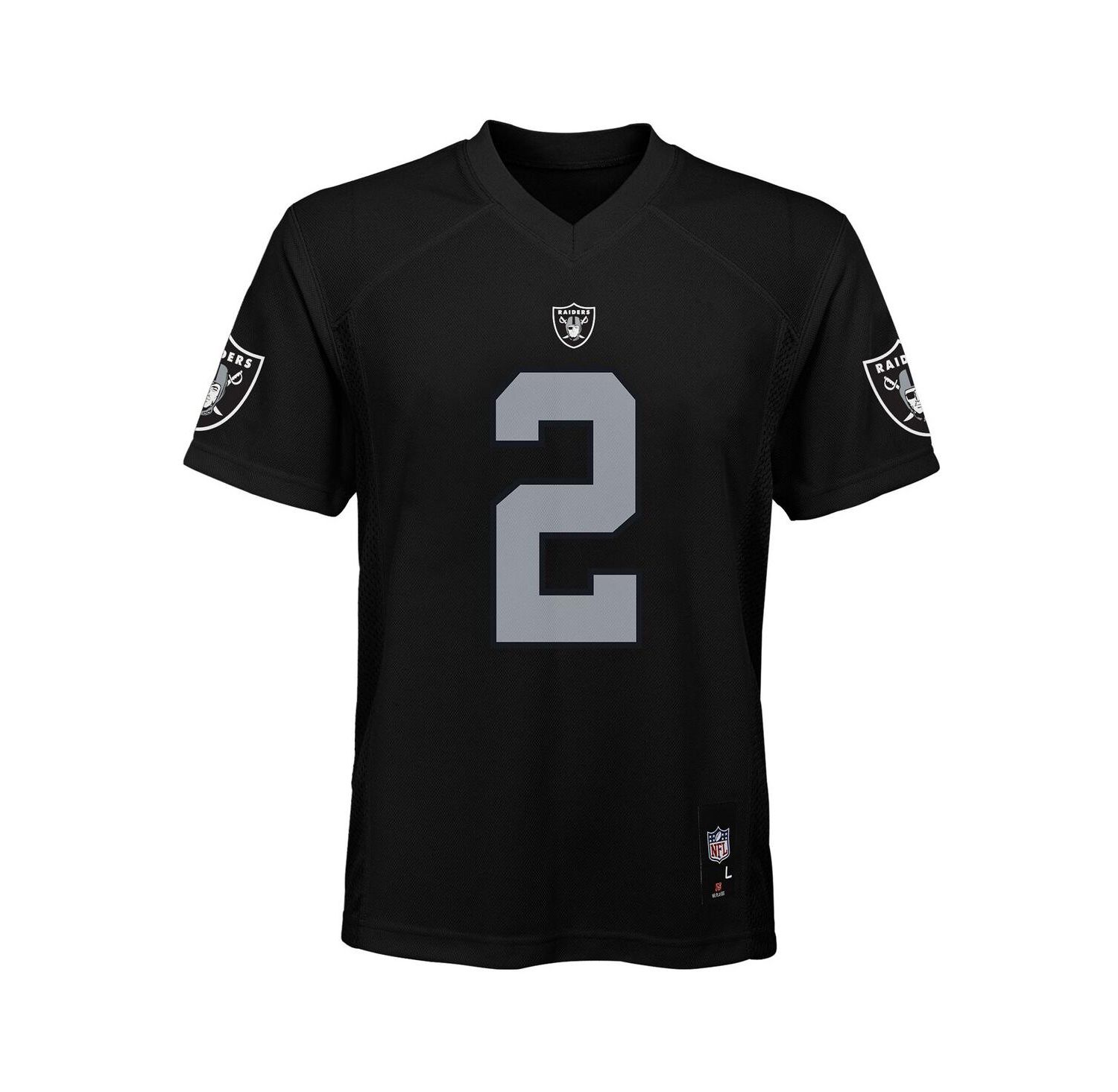 Big Boys and Girls Ashton Jeanty Black Las Vegas Raiders Replica Player Jersey