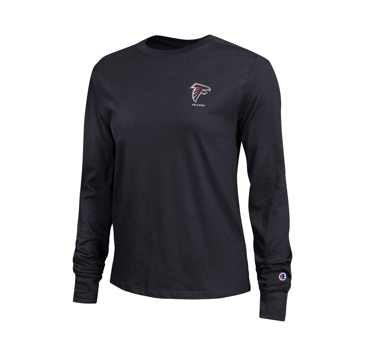 Women's Black Atlanta Falcons Core Long-Sleeve T-Shirt