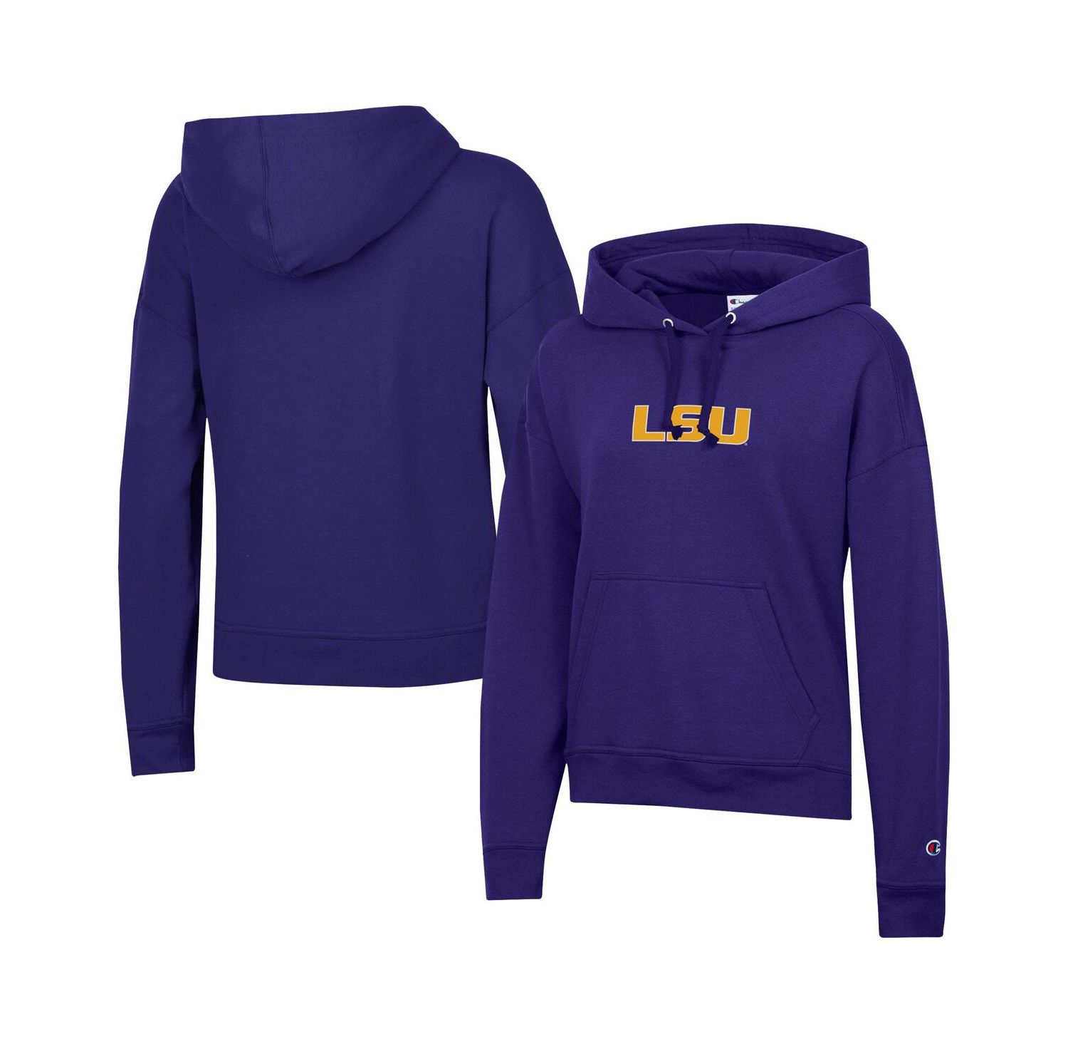Women's Purple LSU Tigers Power Blend Fleece Hoodie