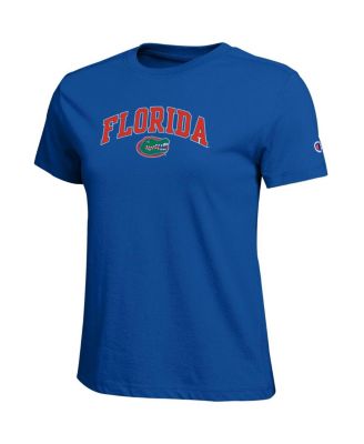 Women's Royal Florida Gators Arched Over Logo T-Shirt