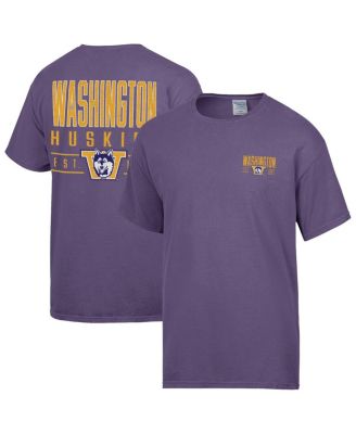 Comfortwash - Men's Purple Washington Huskies Big Name T-Shirt