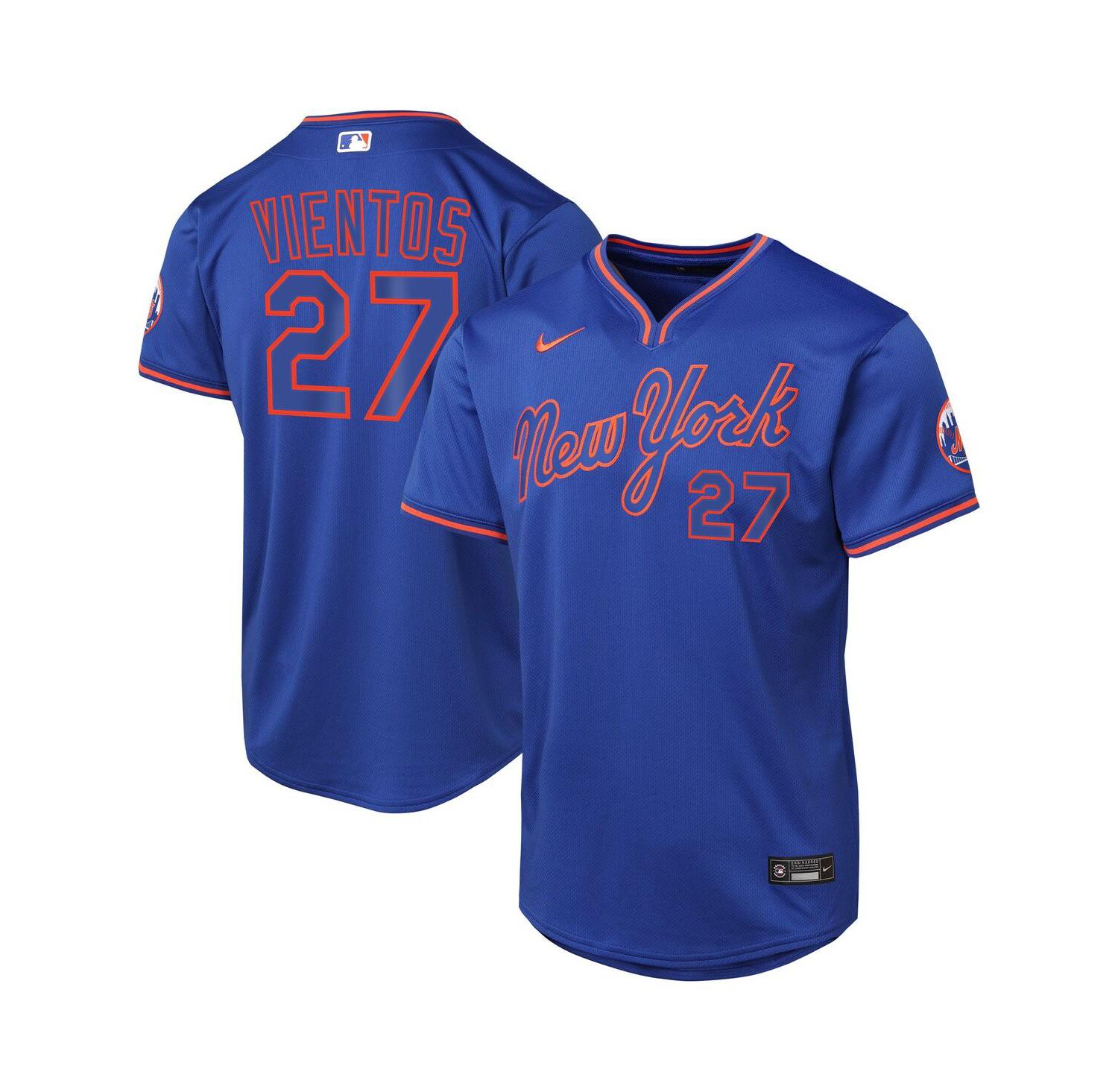 Big Boys and Girls Mark Vientos Royal New York Mets Alternate 2 Limited Jersey