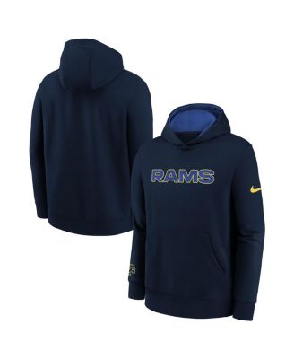 Nike - Big Boys and Girls Midnight Blue Los Angeles Rams 2025 Rivalries Collection Club Hoodie