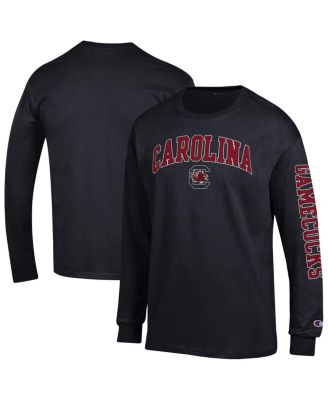 Champion - Men's Black South Carolina Gamecocks Arch Over Logo 2-Hit Long Sleeve T-Shirt