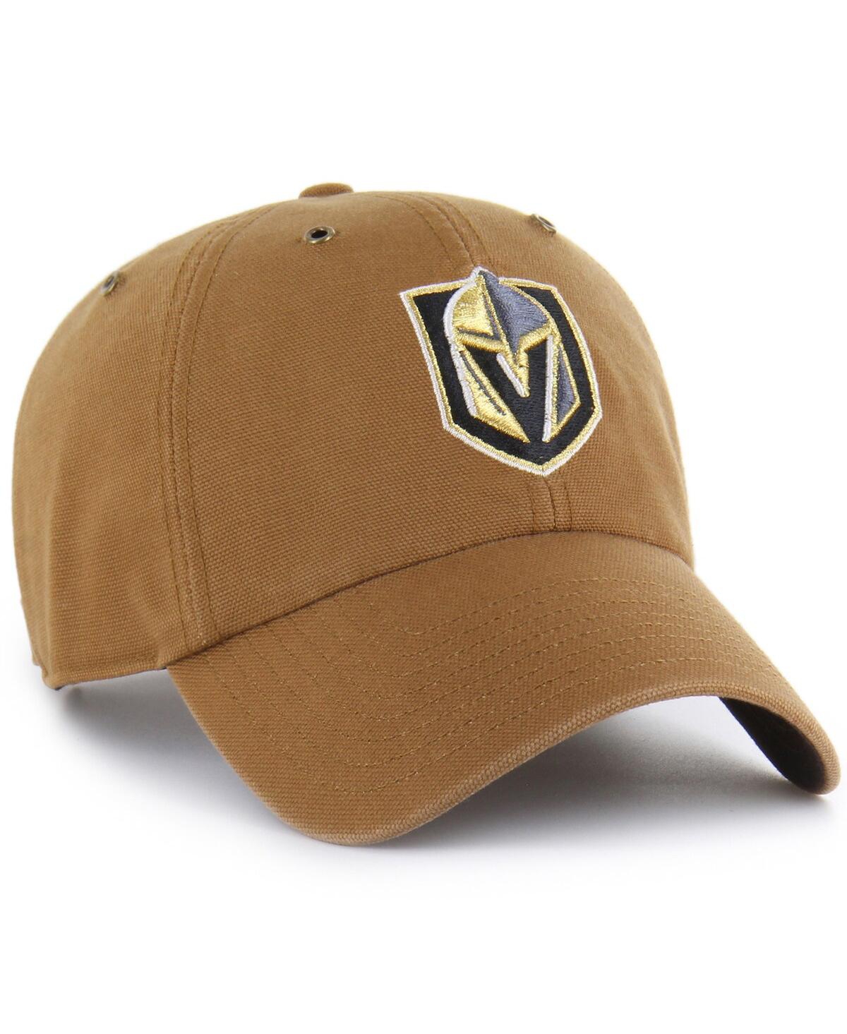 Carhartt X 47 Men's Brown Vegas Golden Knights Clean Up Adjustable Hat In Brown