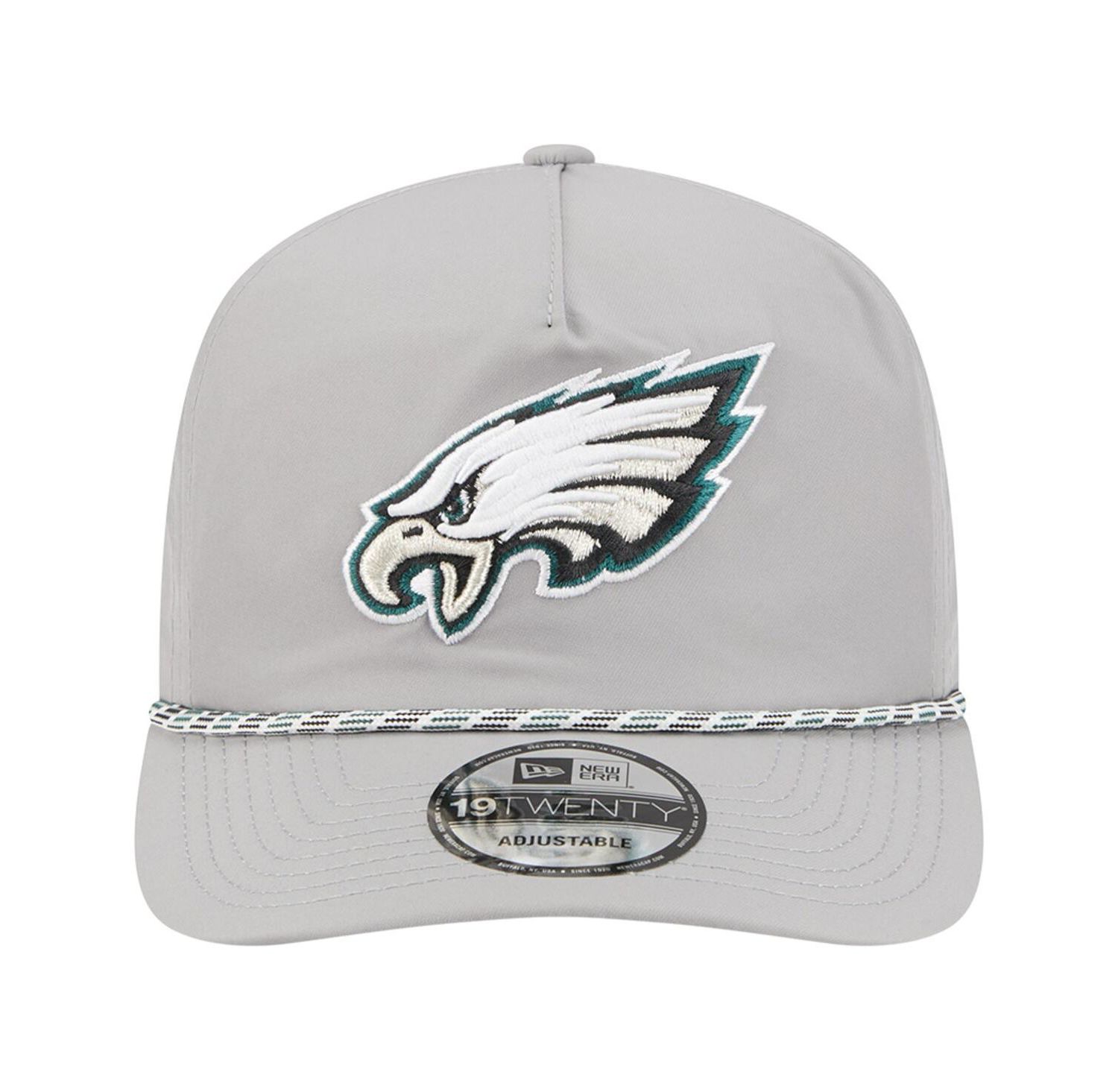 Men's Silver Philadelphia Eagles Rope 19TWENTY Hat