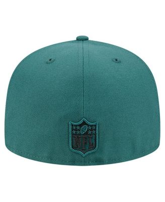 Men's Midnight Green Philadelphia Eagles Tri-Hit 59FIFTY Fitted Hat