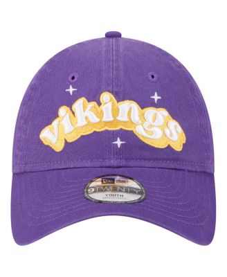 Big Girls Purple Minnesota Vikings Cheer 9TWENTY Adjustable Hat