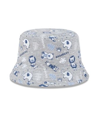 Baby Boys and Girls Gray Dallas Cowboys Animal Bucket Hat