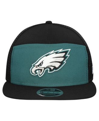 Men's Midnight Green/Black Philadelphia Eagles Outdoor Split Panel 9FIFTY Snapback Hat