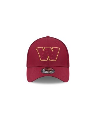 Men's Burgundy Washington Commanders Outline 39THIRTY Flex Hat