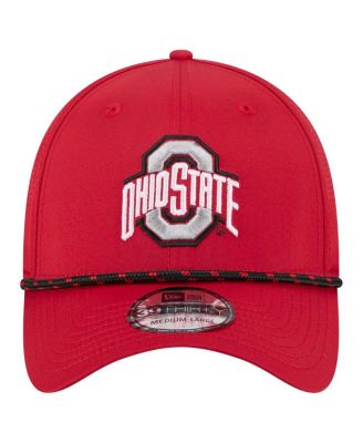 Men's Scarlet Ohio State Buckeyes Rope 39THIRTY Flex Hat