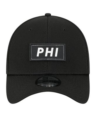 Men's Black Philadelphia Eagles Scoreboard 39THIRTY Flex Hat