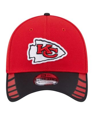 Men's Red Kansas City Chiefs Visor Hit 39THIRTY Flex Hat