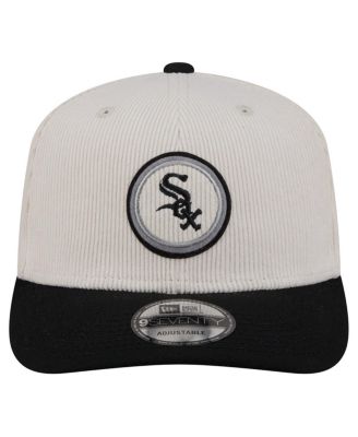 Men's Cream/Black Chicago White Sox Loyal 9SEVENTY Adjustable Hat